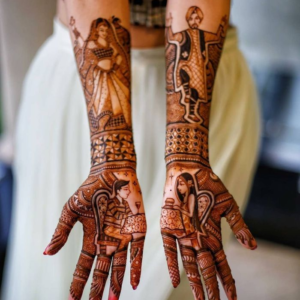 Heavy theme Base mehandi