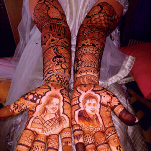 portrait bridal mehandi